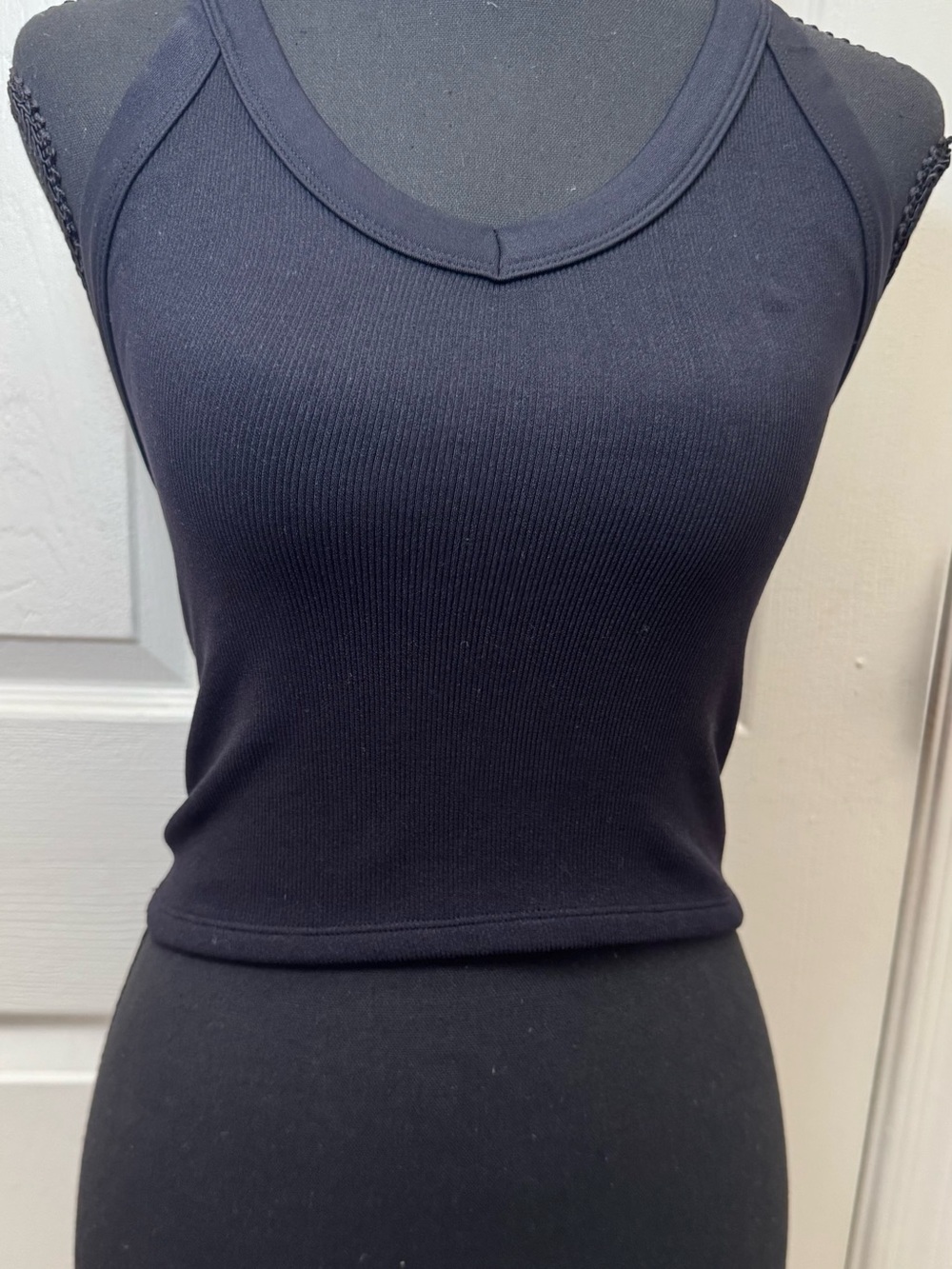 Sincerely Jules Black Ribbed Tank Top